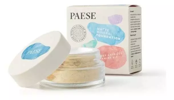 Матирующая минеральная основа 102W Natural, 7 г Paese, Minerals