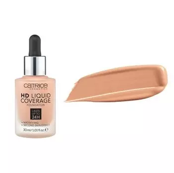Матирующая основа 040 Warm Beige, 30 мл Catrice, HD Liquid Coverage Foundation 24H