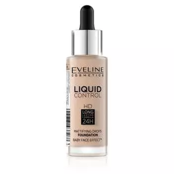 Матирующая основа для лица, 030 Sand Beige Eveline Cosmetics, Liquid Control HD