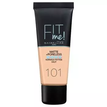 Матирующая основа для лица 101 True Ivory, 30 мл Maybelline, Fit Me