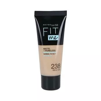 Матирующая основа для лица 238 насыщенный загар, 30 мл Maybelline, Fit me