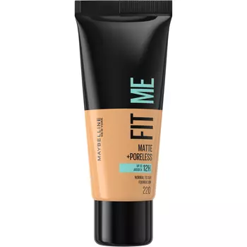 Матирующая основа для лица натуральный бежевый 220 Maybelline New York Fit Me!, 30 мл