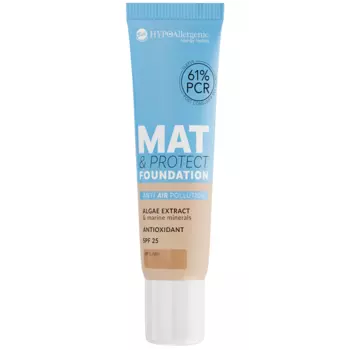 Матирующая основа под макияж с spf25 07, 30 г Bell Hypoallergenic Mat&Protect, цвет 07