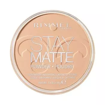 Матирующая пудра 004 sandstorm, 14 г Rimmel Stay matte, цвет sandstorm 004