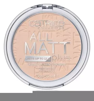 Матирующая пудра Catrice All Matt Plus, оттенок 010 Transparent 10 г
