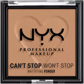 Матирующая пудра для лица 07 карамель Nyx Professional Makeup Can'T Stop Won'T Stop, 6 гр