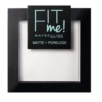 Матирующая пудра для лица в компактной упаковке 090 Transluced, 9 г Maybelline, Fit Me Matte Poreless Pressed Powder