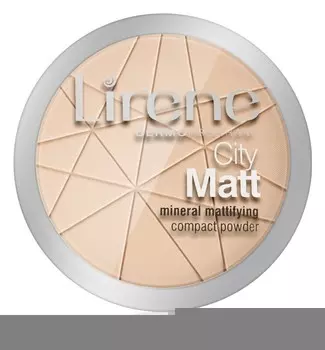 Матирующая пудра Lirene City Matt, оттенок 01 Transparent 9 г