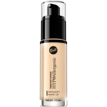 Матирующая тональная основа для лица 02 Bell Hypoallergenic Mat & Soft, 30 гр