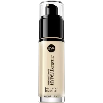 Матирующая тональная основа для лица Bell Hypoallergenic Mat & Soft, 30 гр
