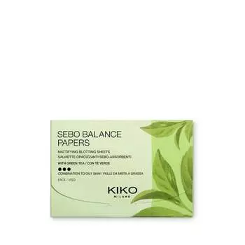 Матирующие салфетки Kiko Milano, Sebo Balance Papers