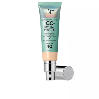 Матирующий CC-крем с SPF40 cc+ natural matte cream foundation spf40 It Cosmetics, цвет fair, 32 мл