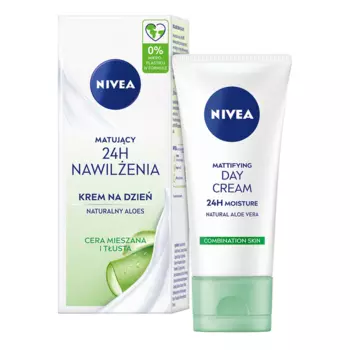 Матирующий дневной крем для лица, 50 мл Nivea 24H nawilenia