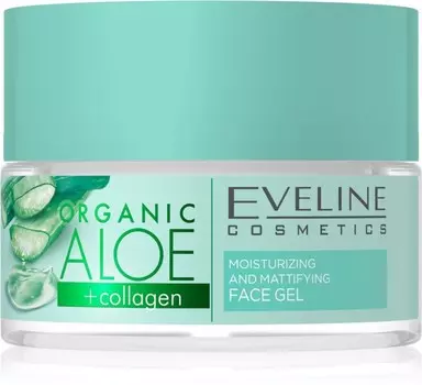 Матирующий гель Eveline Cosmetics Organic Aloe+Collagen