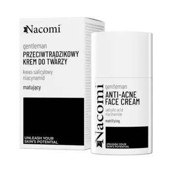 Матирующий крем для лица, 50 мл Nacomi Gentleman