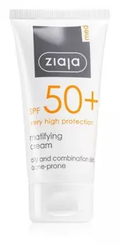 Матирующий крем для лица Ziaja Med Kuracja Ochronna UVA+UVB