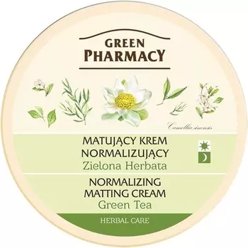 Матирующий крем с зеленым чаем 150мл, Green Pharmacy