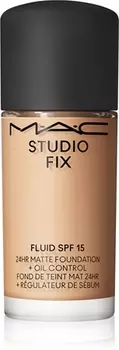 Матирующий праймер spf 15 MAC Cosmetics Mini Studio Fix Fluid SPF 15 24HR Matte Foundation + Oil Control, NW15 15 ml