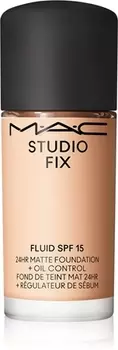 Матирующий праймер spf 15 MAC Cosmetics Mini Studio Fix Fluid SPF 15 24HR Matte Foundation + Oil Control, NW13 15 ml