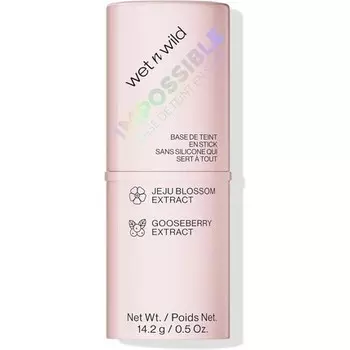 Матирующий праймер Wet n Wild Impossible Primer Stick с осветляющим экстрактом крыжовника и цветов Чеджу, 1 стик Wet 'N' Wild