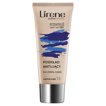 Матирующий тональный крем для лица капучино 13 Lirene Dermoprogram, 30 мл