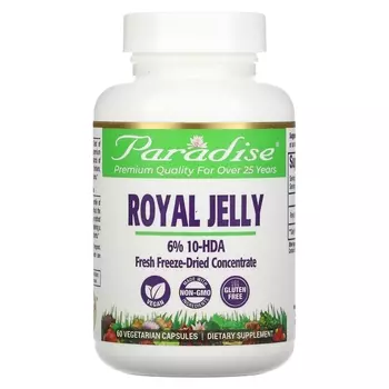 Маточное Молочко Paradise Herbs, 60 вегетарианских капсул