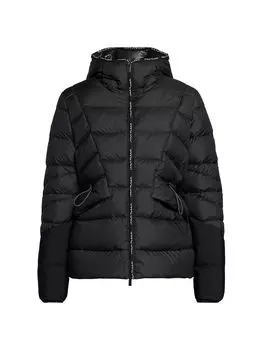Матовая черная куртка Sittang Moncler, черный