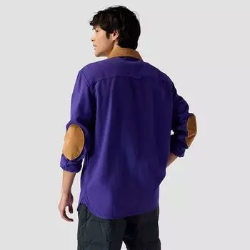 Матовая фланель на пуговицах мужские Stoic, цвет Vintage Indigo