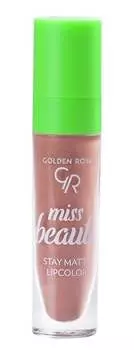 Матовая губная помада Golden Rose Miss Beauty Stay Matte — 02 Warm Kiss