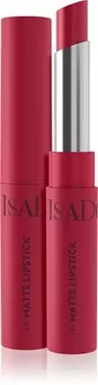 Матовая губная помада с увлажняющим эффектом IsaDora The Matte Lipstick, 22 Power Red 1,6 g