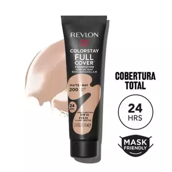 Матовая основа под макияж с полным покрытием Colorstay Full Cover Foundation Revlon, цвет nude