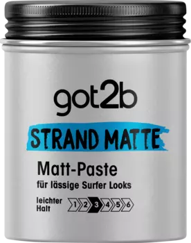 Матовая паста для стайлинга пляжный коврик 100мл got2b