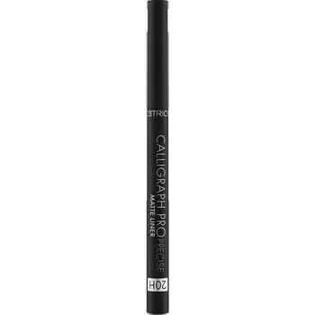 Матовая подводка Calligraph Pro Precision 20H, оттенок 010, насыщенный черный Catrice, 1,1 ml