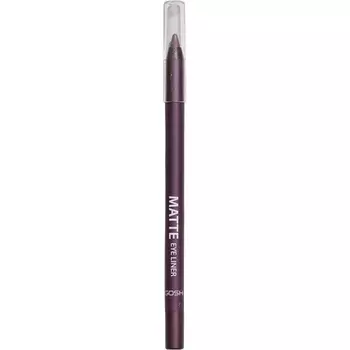Матовая подводка для глаз насыщенного черного цвета 016 True Violet, Gosh