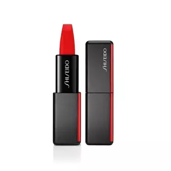 Матовая помада Modernmatte Powder Lipstick Shiseido, цвет hyper red