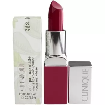 Матовая помада Pop Matte Lipstick Color 06 Rose Pop, Clinique