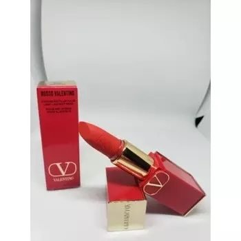 Матовая помада Rosso Bold Matte Lip Color 403A Bold Orange 3,4 г Valentino