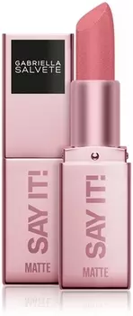 Матовая помада с эффектом пудры Gabriella Salvete Say It! It Matters, 01 4 g