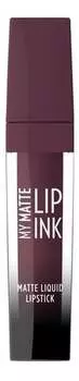 Матовая помада с веганской формулой, 14,5 мл Golden Rose, My Matte Lip Ink