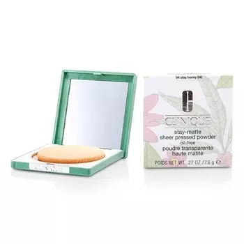 Матовая пудра Stay Matte без масла, 7,6 г/0,27 унции Stay Honey, Clinique