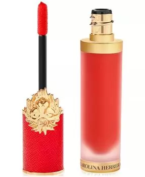 Матовая жидкая губная помада Good Girl Velvet Matte Liquid Lipstick Carolina Herrera, цвет 580 - Orange Affair