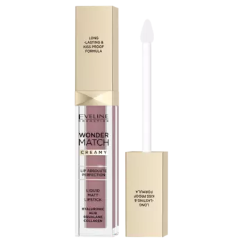 Матовая жидкая помада 04a цветок мальвы, 6,8 мл Eveline Cosmetics Wonder match, цвет 04a mallow flower