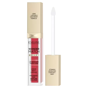Матовая жидкая помада 06 классический красный, 6,8 мл Eveline Cosmetics Wonder match, цвет 06 classic red