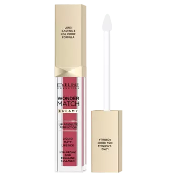 Матовая жидкая помада 12 очаровательный красный, 6,8 мл Eveline Cosmetics Wonder match, цвет 12 charming red