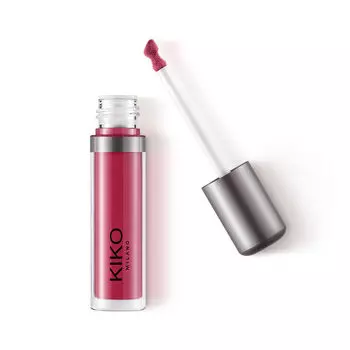 Матовая жидкая помада 14 пурпурного цвета Kiko Milano Lasting Matte Veil Liquid Lip Colour, 4 мл