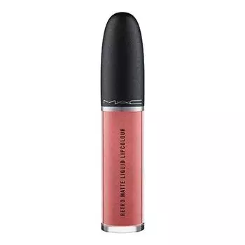 Матовая жидкая помада в стиле ретро MAC, цвет 121 burnt spice, 5 мл