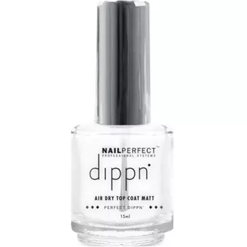 Матовое верхнее покрытие Dippn' Air Dry, Nail Perfect