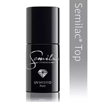 Матовое верхнее покрытие для УФ-гибридного лака для ногтей, 7 мл, Semilac