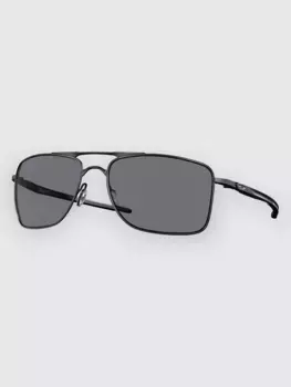 Матовые черные солнцезащитные очки Gauge 8 Oakley, серый