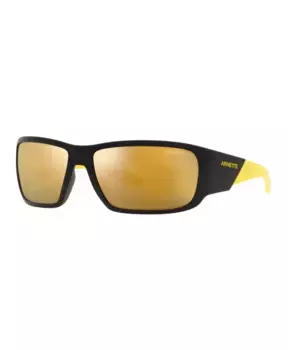 Матовые черные солнцезащитные очки из желтого золота Snap II Arnette, мультиколор